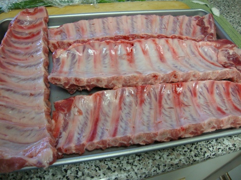 Ribs have arrived looking a little naked.